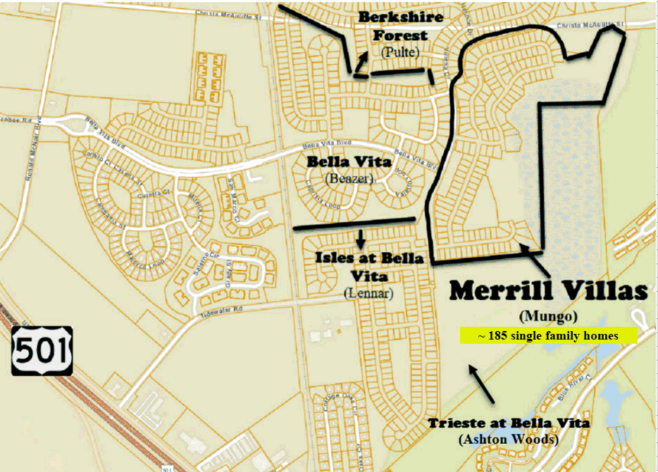 Merrill Villas in Carolina Forest by Mungo Homes